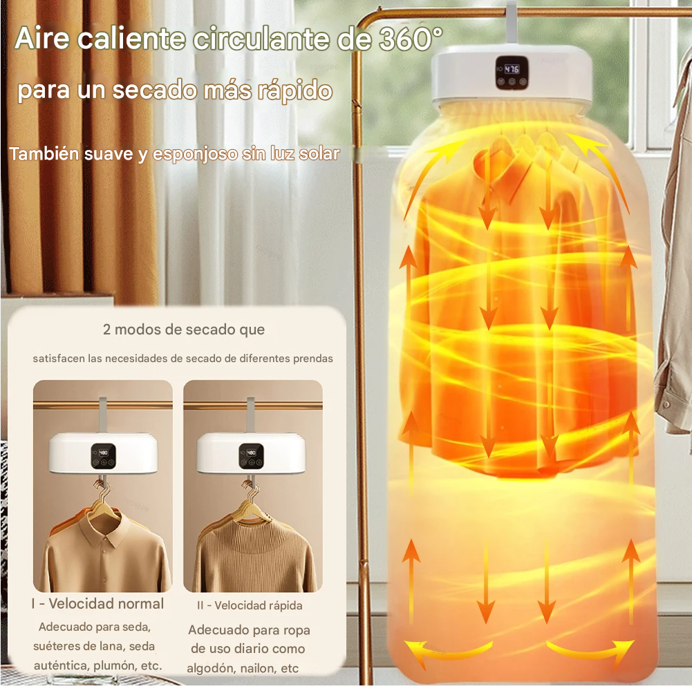 SECADOR DE ROPA PORTATIL